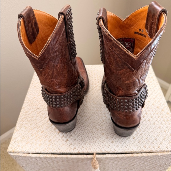 Old Gringo Brown Leather Nevada Studded Boots - Picture 3 of 7